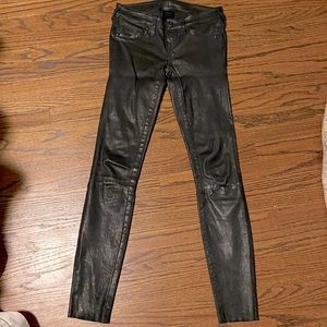 100% Leather True Religion Pants - 24